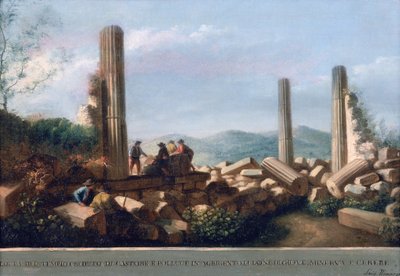 Templo de Cástor y Pólux de Luigi Mayer